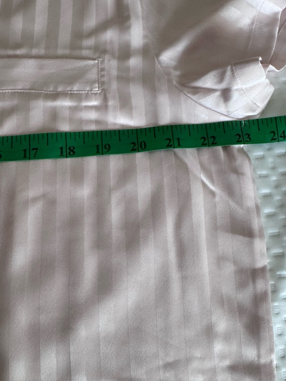 Victoria's Secret Light Pink Striped Short-Sleeve Pajama Set L - Picture 16 of 16